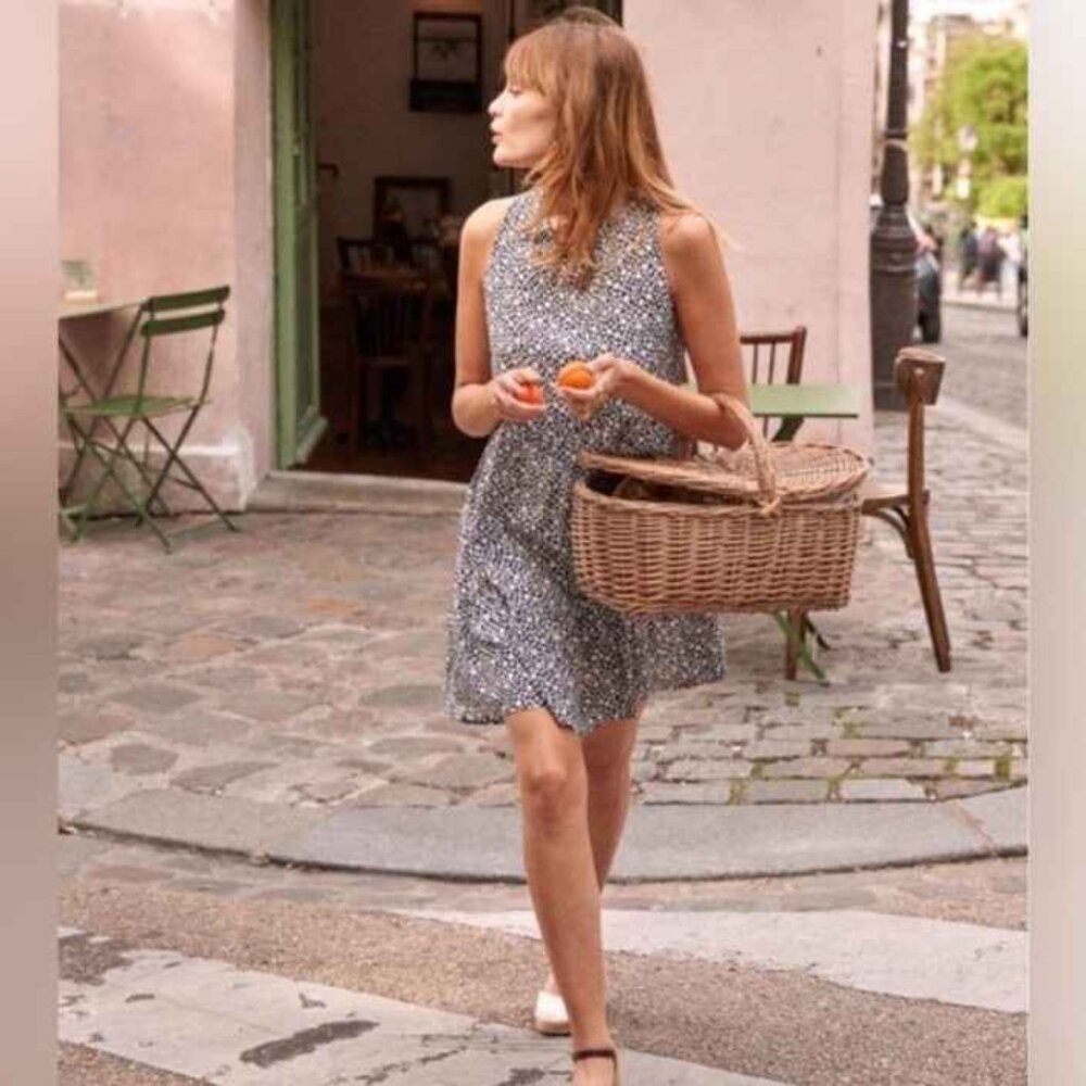 Sezane floral dress